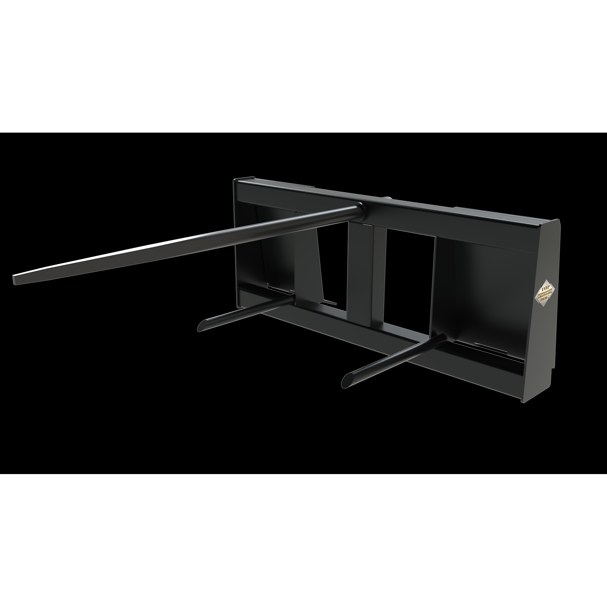 Top Dog Attachments Round Bale Spear — 3000-Lb. Capacity, GR50 Steel, Model# 9000206